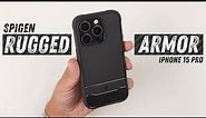 iPhone 15 Pro Case - Spigen Rugged Armor