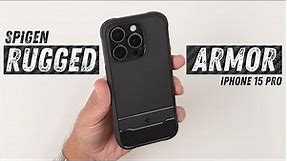 iPhone 15 Pro Case - Spigen Rugged Armor