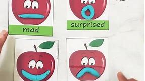 Apple themed Math Centers for Back to School !!! It includes Apple Shapes, Colors, Emotions, Patterns and Number Playdough mats 🍏🍎🍏!!! Let me know if you want the link 👇👇👇