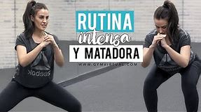 Rutina intensa y matadora de piernas | 20 minutos GymVirtual