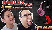 Roblox GOLD Mystery Boxes Item Codes | Hot Pink 8-bit Headphones!! | FREE CODE GIVEAWAY!!!(DONE)