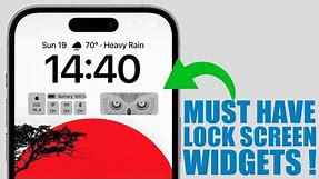 10 Great iPhone Lock Screen WIDGETS You Must Try [2023]