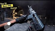 Top 10 Best FPS Games Like Warzone for Android & iOS 2023 | High Graphics