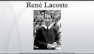 René Lacoste
