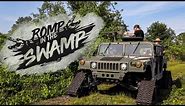 ROMP IN THE SWAMP! | 2 Gun Competition - Mini Guns - Humvee!