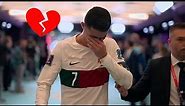 😢Cristiano Ronaldo Crying After World Cup Elimination vs Morocco!