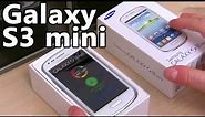 Samsung Galaxy S3 mini: Unboxing and Setup