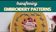 How to transfer an embroidery pattern to fabric