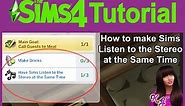 How to Have Sims Listen to the Stereo at the Same Time