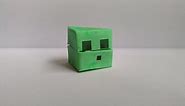 Minecraft Papercraft - movable slime