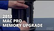 How to Install Memory (RAM) in a Late 2013 Mac Pro
