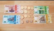 Norwegian Krone Bankotes And Coins Collection 1994-Current