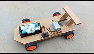 How to make a cardboard car without pulley .