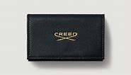 Men's Leather Sample Wallet - Black | Creed Fragrance UK | Creed Fragrances