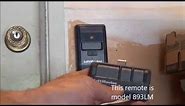Program LiftMaster Remote 893LM - With Wall Button!