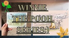 watercolor painting for beginners (Winnie the pooh -1)