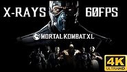 Mortal Kombat XL - All X-Rays - NO HUD (4K 60FPS)