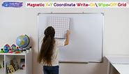 Jumbo Magnetic XY Coordinate Dry Erase Grid - Dry Erase Board Grid, Graph, Classroom Supplies, 30x30