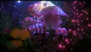 3D Psychedelic Magic Mushrooms Trippy Video For Your Background A Fairy Magical Forest Vj Loop 4K