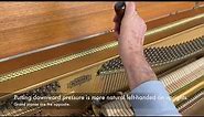 Piano tuning and tech. tips: 1. Putting unisons in tune. Stability + setting the pins