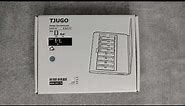 IKEA TJUGO Battery Charger with Storage Grey-Green