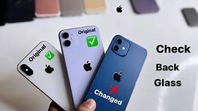 How to check iPhone Back Glass Changed or Not ?...| Check iPhone Back Glass Original or Not