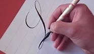How to Write Copperplate (The Letters L and l)