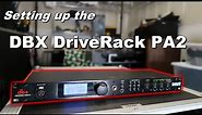 DBX DriveRack Pa2 Setup | Powered speaker setup | Mobile DJ audio processing Tool