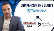 SAP S/4HANA vs Oracle ERP Cloud vs Microsoft Dynamics 365: How to Compare Leading ERP Systems