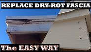 How to replace wood Fascia easily! 1x3 and 2x8 with flashing | Lacey Family Farms