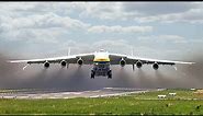 Antonov An-225 Mriya: FULL POWER Takeoff at Leipzig/Halle Airport