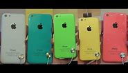 iPhone 5C - White vs Pink vs Yelllow vs Blue vs Green