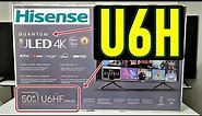 HISENSE U6H (U6HF) Fire tv: UNBOXING Y REVIEW COMPLETA / VRR FREESYNC Y DOLBY VISION