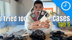 I Tested 100 iPhone Cases, These Are My Top 5!