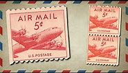 America's First Airmail Coil Stamp