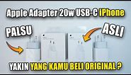 ASLI vs PALSU! Adapter Original iPhone 20W USB-C Fast Charging