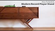 Building A Media Console Table - Woodworking