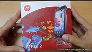 Motorola Atrix 2 unboxing & overview