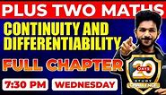 Plus Two Maths Exam | Continuity and Differentiability | Chapter 5 | Full Chapter | EXAM WINNER