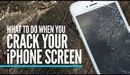 What To Do When You CRACK Your iPhone Screen! Repair Guide HERE