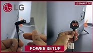LG Smart TV: Power Setup 2-Slot Cord and Switch