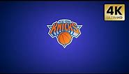 New York Knicks NBA Animated Logo Team Intro 4K Background