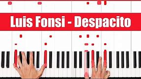 Despacito Piano - How to Play Luis Fonsi Despacito Piano Tutorial! (Easy Chords)