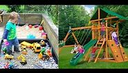 65 Beautiful Backyard Playground Design Ideas For Kids