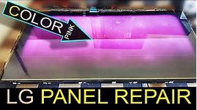 LG 32" LED TV Panel Repair - Pink Color Screen Problem | NT39538H-C127A COF Data HV320WXC-200_X
