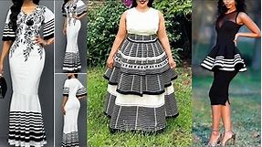 South African Fashion : Modern Xhosa Traditional Dresses Latest Designs 💚💚💚