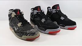 A Review and Comparison of The Air Jordan 4 IV Black Cement (1989 vs 1999 vs 2019)
