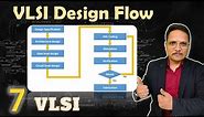 VLSI design flow, Flowchart & Domains of VLSI design flow, Y Chart of VLSI design flow