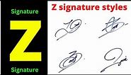 Z signature styles | Z letter signature style | Signature with Z
