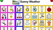 April Unique Unit Chapter 2: Sunny Weather Sight Word Find